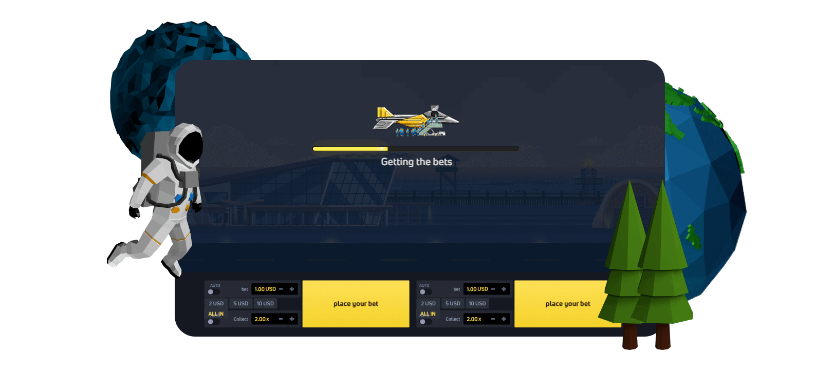 Баннер JetX в описании